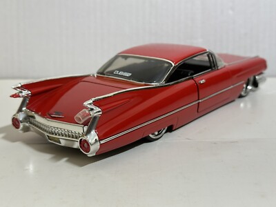 JADA DUB CITY 1959 CADILLAC DEVILLE RED 1:24 DIECAST MODEL