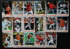 2019 Topps Series 2 Houston Astros Team Set of 17 Baseball Cards Myles Straw