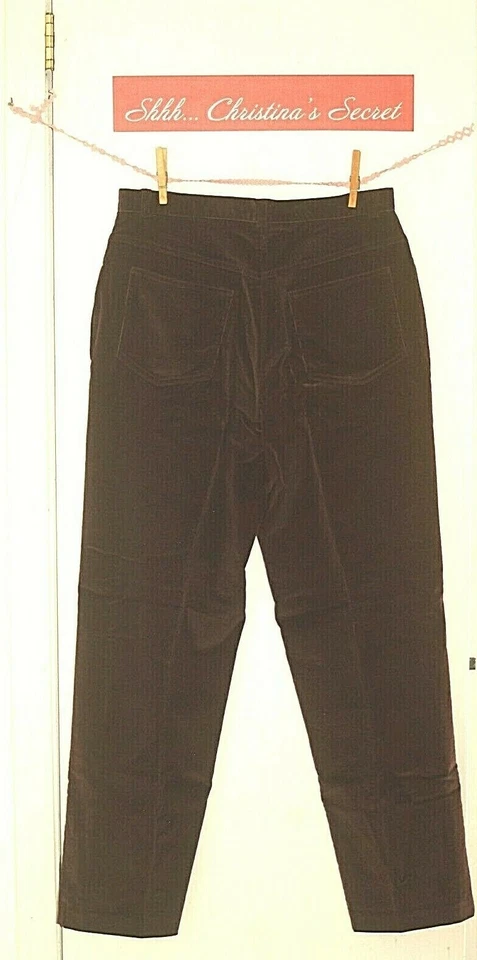RELATIVITY Womens Pants Corduroy Deep Plum Cotton Stretch Pockets Sz 12 *XLNT++ Foto 2 de 4