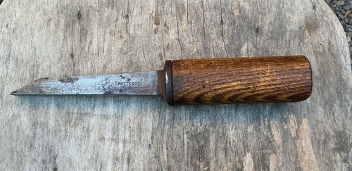 Vintage 9/16” Potts & Co Mortice Chisel Pig Sticker Woodworking Old Tool
