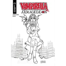 Vampirella Armageddon #1 Cover O 1:10 Linsner Line Art Dynamite Entertainment