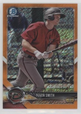 2018 Bowman Chrome Prospects Orange Shimmer Refractor 10/25 Pavin Smith 1q7