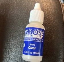 Clear Embossing Ink Stamp Pads Refill