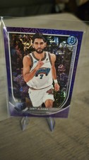 SANTI ALDAMA /250 2025-26 Bowman Chrome Purple Mojo Refractor #BCV-200 Grizzlies