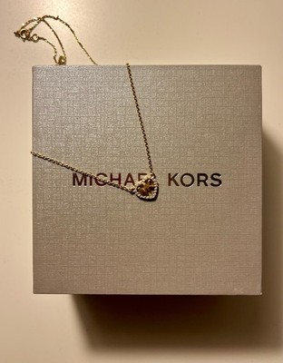 Michael Kors Halskette   Goldfarben   Herzanhänger