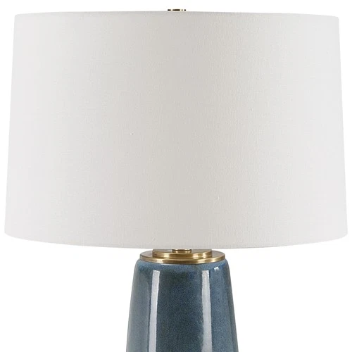 Uttermost Submerged Deep Blue Table Lamp - 26.25" H X 16" W X 16" D - Picture 5 of 7