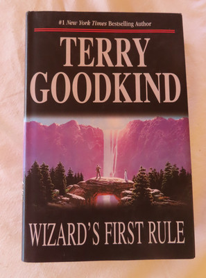 SIGNED Terry Goodkind Wizard's First Rule HC/DJ