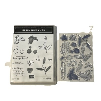 Stampin Up - Berry Blessings - PhotoPolymer Stamp Set 155276