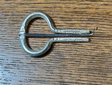 Vintage Jews Juice Harp Made in England  3 1/2 x 2” Mouth Jaw Music (A)