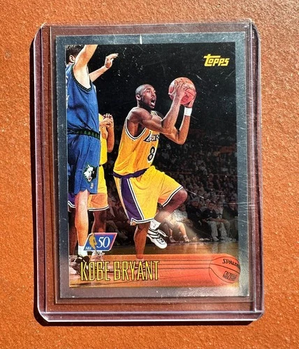 1996-97 Topps Kobe Bryant Rookie RC #138 Lakers – NBA 50th – Ungraded