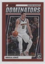 2022 Donruss Optic Elite Dominators Red Prizm 79/99 Nikola Jokic Jokić #19 00am