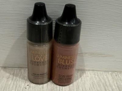 Luminess Air Soft Rose Blush & Illuminator .25 Oz.