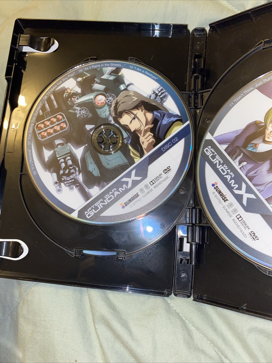 After War Gundam X Collection 1 Anime DVD Sunrise Broken