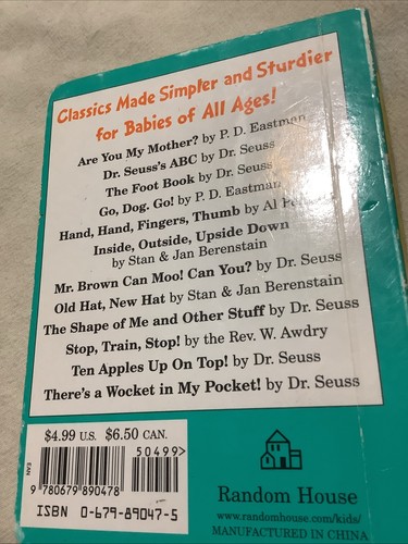 Are You My Mother? by P. D. Eastman (1998, Children's Board Books) - Picture 4 of 8