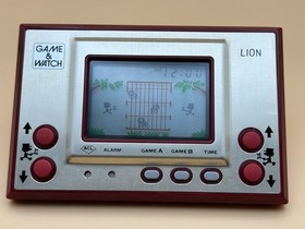 Nintendo Game & Watch LION LN-08 Gold Series NMIB 1981 Near Mint In Box