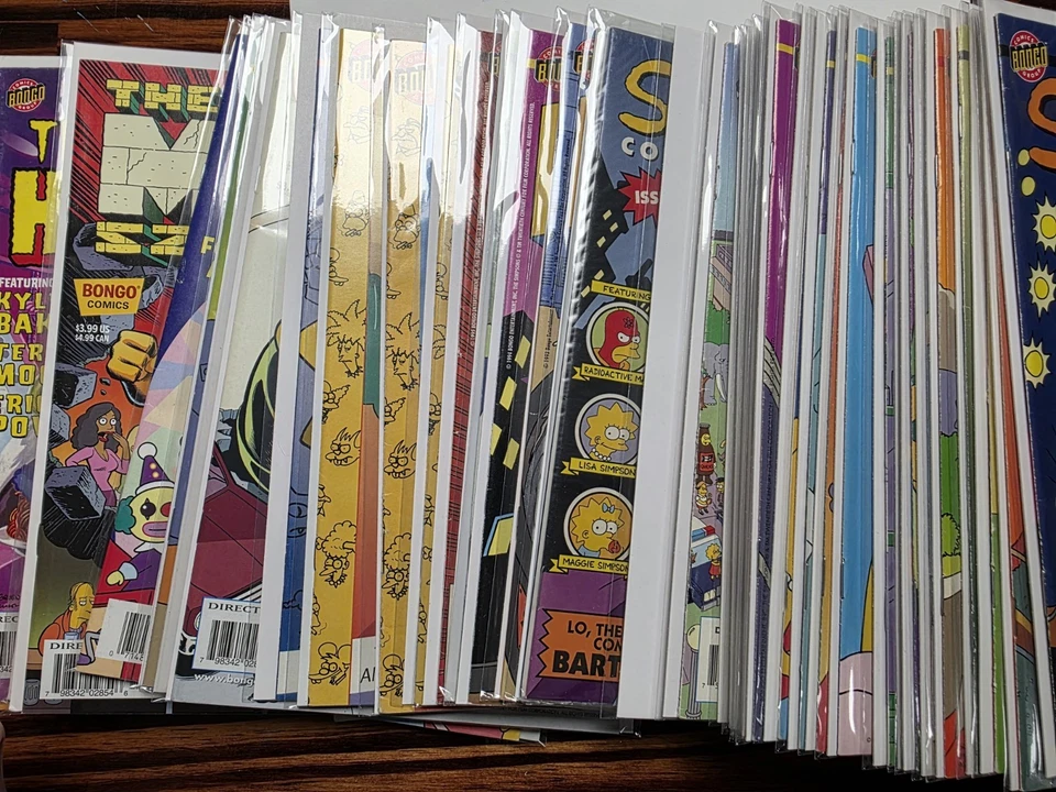 SIMPSONS LOT Of 40 COMICS & STORIES #1 Bartman Itchy & Scratchy Moe & More - Image 3 of 4