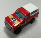 Vintage 1980 Hot Wheels Ford Bronco #21 Real Riders w/ Motorcycle Red