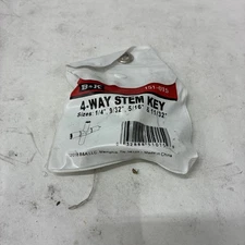 B & K Square Stems 1/4 " 9/32 " 5/16 " 11/32 " 4 Way Stem Key 151-015