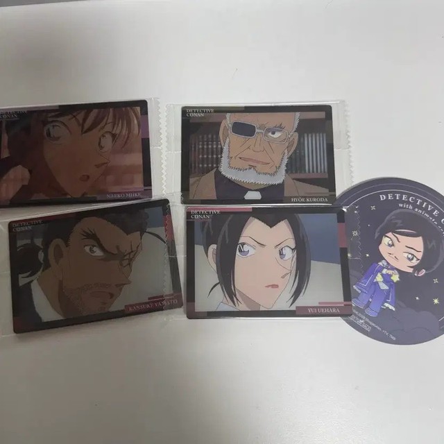 Detective Conan Wafers Unopened Card & Coaster Set