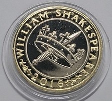 2016 William Shakespeare Histories Brilliant Uncirculated UK Two Pounds £2 coin - Available on eBay