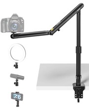 Overhead Camera Mount, Overhead Phone Stand, Flexible Aluminum Alloy Spring
