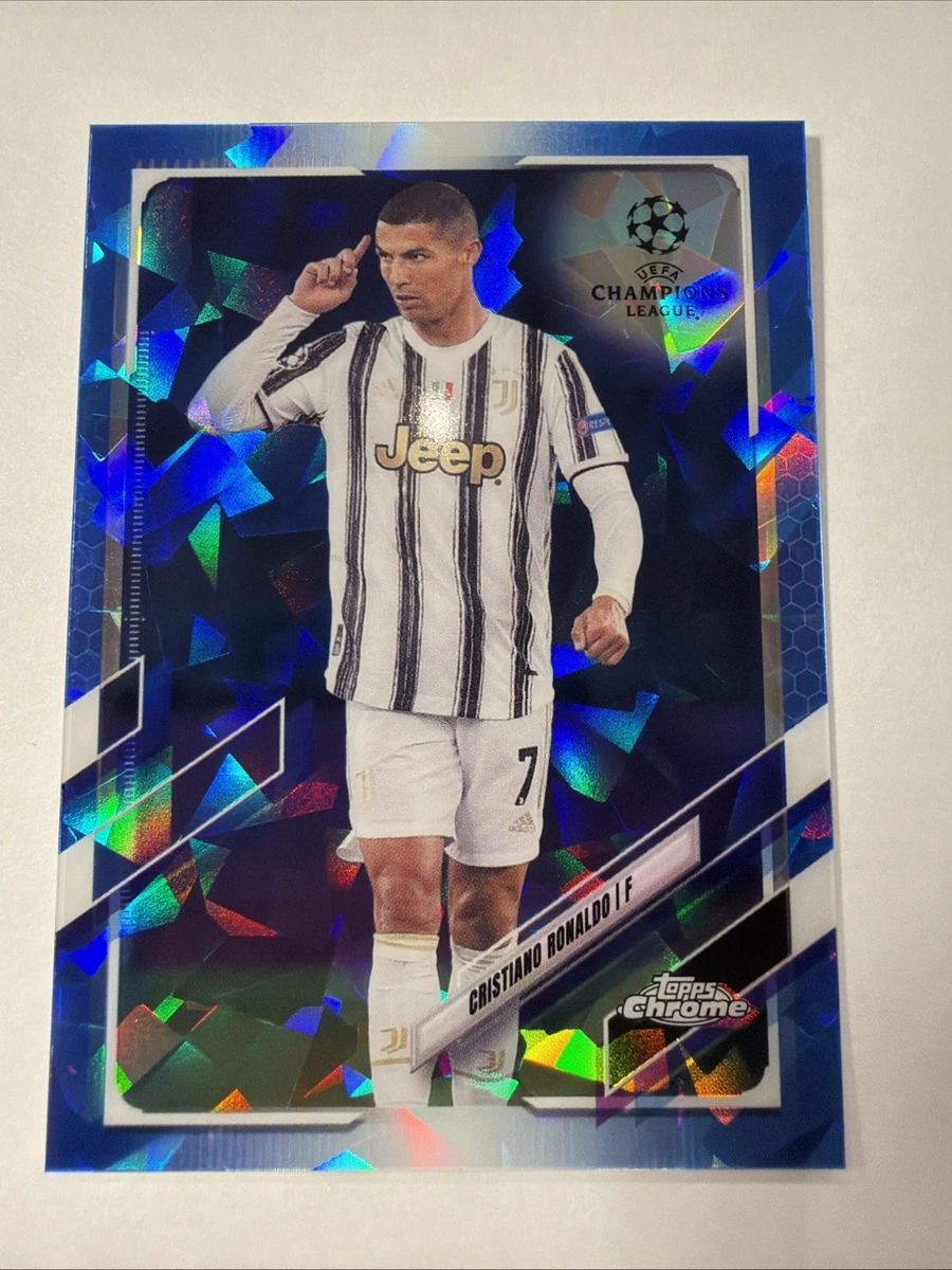 2020-21 Topps Chrome UCL Sapphire Edition Cristiano Ronaldo #100