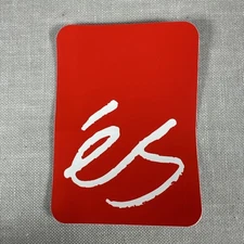 Es Emerica Etnies Shoes Footwear Red White OG E1 Vintage Skateboarding STICKER
