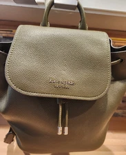 Kate Spade NY K5489 Sinch Medium Flap Backpack - Olive Green