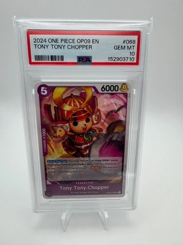 PSA 10 Tony Tony Chopper 2024 One Piece OP09 #068 EN POP 5 Emperors in the New