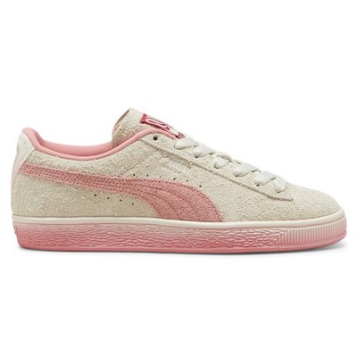PUMA Suede California Dreamin Lace Up Womens Beige, Pink Sneakers Casual  Shoes