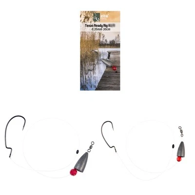 Texas Ready Rig #1 & #2/0 Fertigmontage Ready-to-Fish Raubfisch Zite Fishing