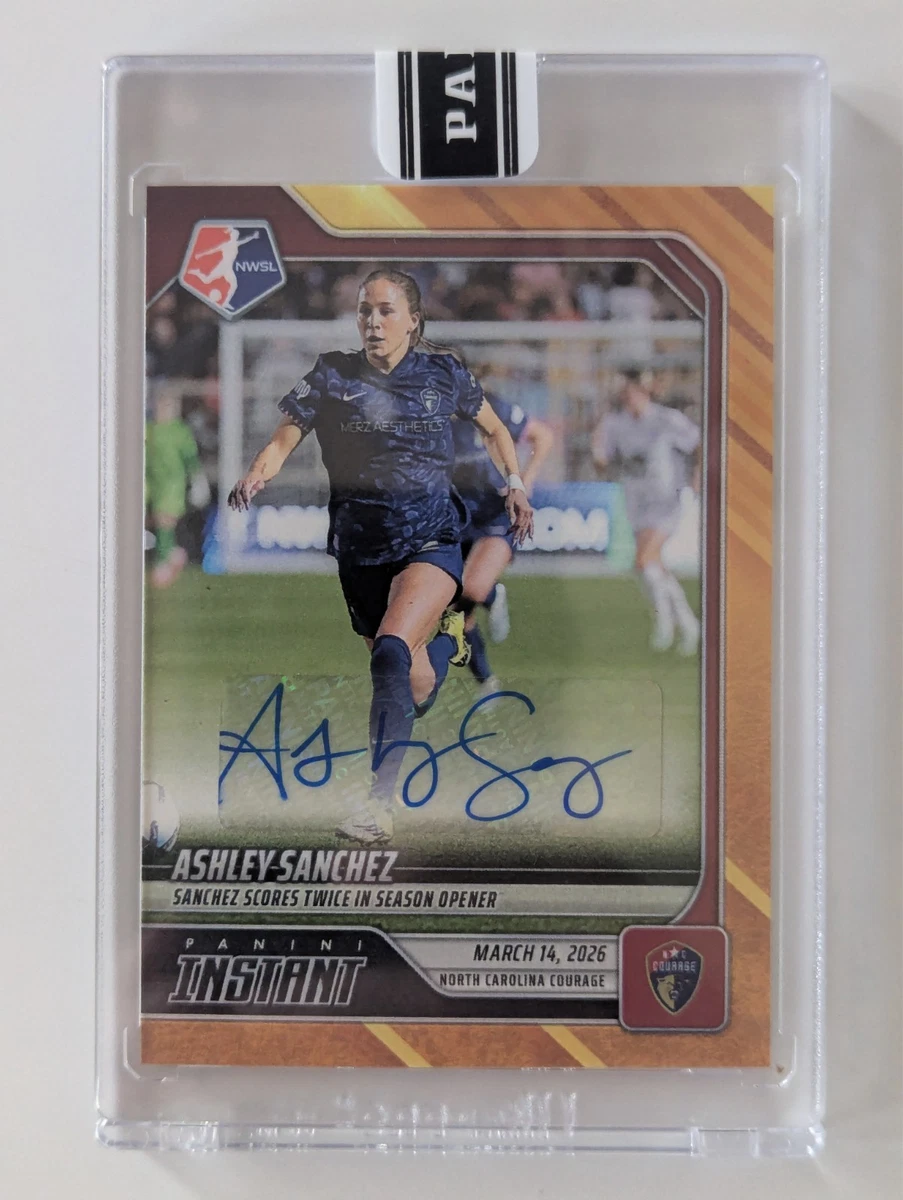 Panini Autographed Soccer Sports Trading Cards & Accessories for