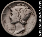 1924 Silver Mercury Dime - Scarce  Better Date  No Reserve  #i1830