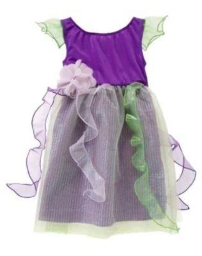 НОВЫЙ С ЯРЛЫКАМИ GYMBOREE ДОВОЛЬНО ПИКСИ ЛЕС ФЕЯ КОСТЮМ ЛОТ ФИОЛЕТОВОЕ ПЛАТЬЕ КРЫЛЬЯ ПАЛОЧКА 10-12 - Изображение 2 из 4