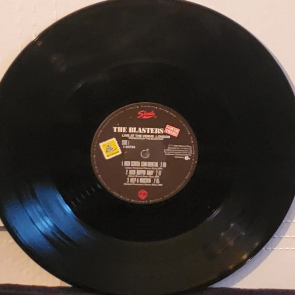 THE BLASTERS Over There EP LP VG+ 1982 Warner Slash Vinyl Phil Alvin Blues Rock - Image 4 of 4