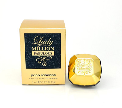 LADY MILLION FABULOUS PACO RABANNE Edp 5 ml 0.17 fl.oz miniature perfume