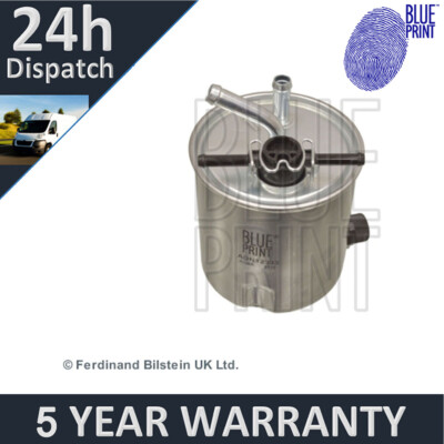 Fits Nissan X-Trail Cabstar 2.2 dCi 2.5 D 3.0 Blue Print Fuel Filter