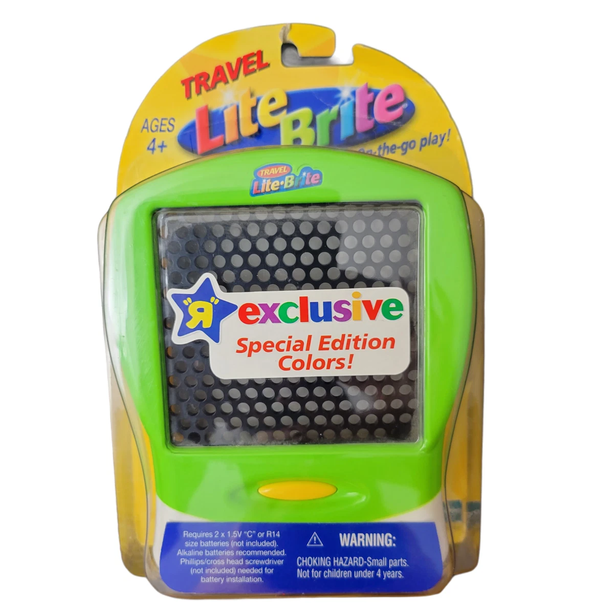 NEW Lite Brite Travel TOYS R US Exclusive 2004 Hasbro Sealed eBay