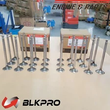 24* Exhaust Intake Valves + Collets Retainer Dodge 5.9 Cummins 24V