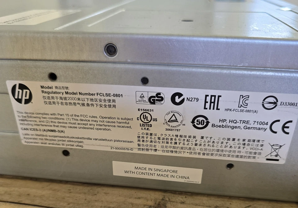 HP E7W02A With 2x SAN controllers 758367-001 - Image 2 of 4