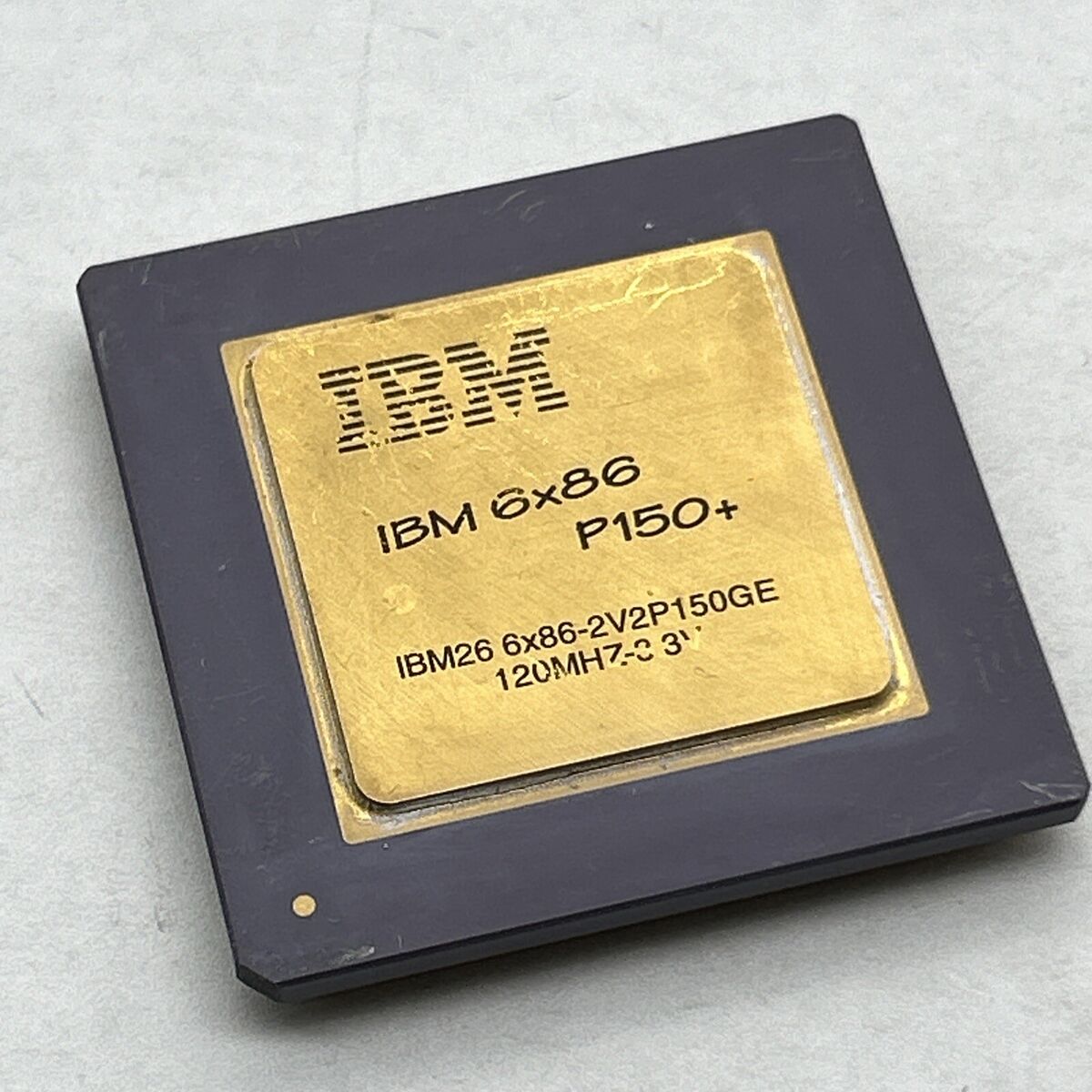 IBM 6x86 P150+ 2V2P150GE 120mhz 3.3v 88H1548 Cyrix Vintage IBM 6x86 P150+ 2V2P150GE 120mhz 3.3v 88H1548 Cyrix Vintage