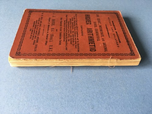 Higher Arithmetic Civil Service Intermediate & Higher School 1894 J.J. Haugh - Imagen 3 de 9