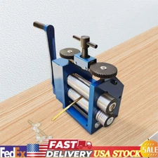 Manual Jewelry Rolling machine Roller Combination Metal Tools Rolling Mill 6.5mm