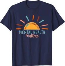 Be Kind To Your Mind Mental Health Matters Sun Unisex T-Shirt