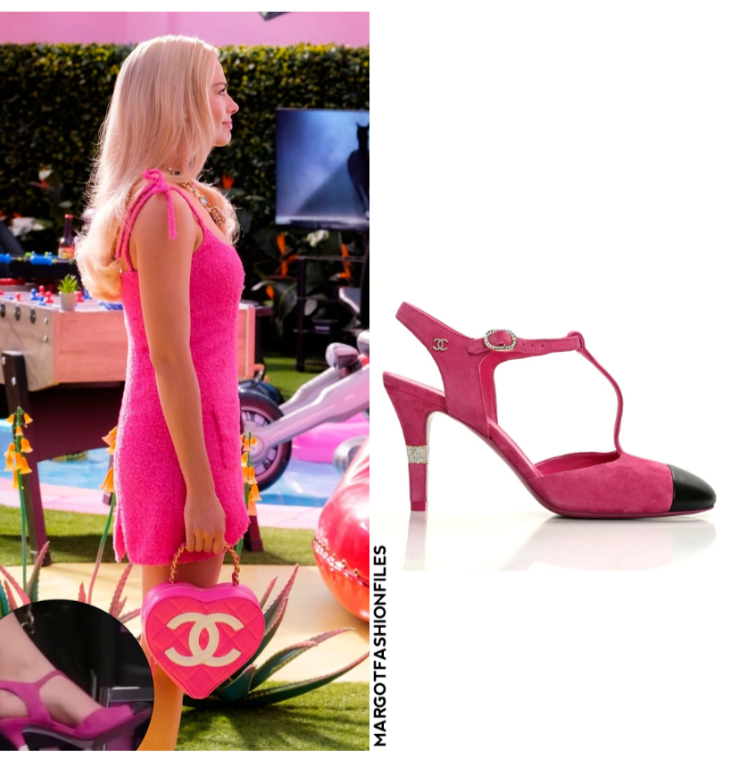 NEW Chanel Fuchsia Suede Cap Toe Crystal CC Buckle Slingback NEW Chanel Fuchsia Suede Cap Toe Crystal CC Buckle Slingback