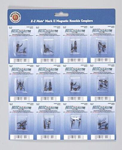 McHenry HO Scale Knuckle Spring Couplers - 6 Pair Pack MCH412