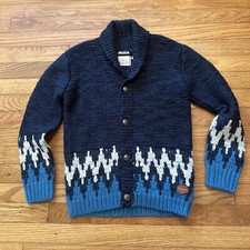SCOTCH AND SODA SHRUNK Unisex SZ 10 SWEATER CARDIGAN Hand Knitted NWT MSRP 142
