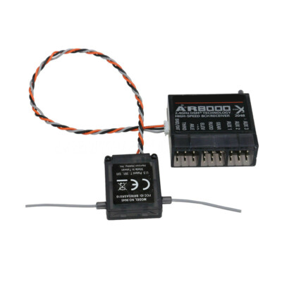 AR8000 2.4GHz 8CH Receiver Extended DSMX Channel For Spektrum DX7s DX8 DX9 Dx18