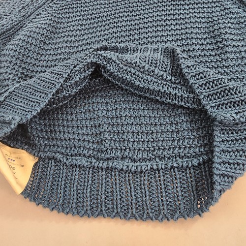 We The Free People Heirloom Collection sweater womens sz S OB1964087 blue linen - Picture 13 of 13
