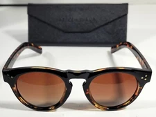 PRIVE REVAUX The Warhol Sunglasses POLARIZED Tortoise Shell Frame - Brown Lens